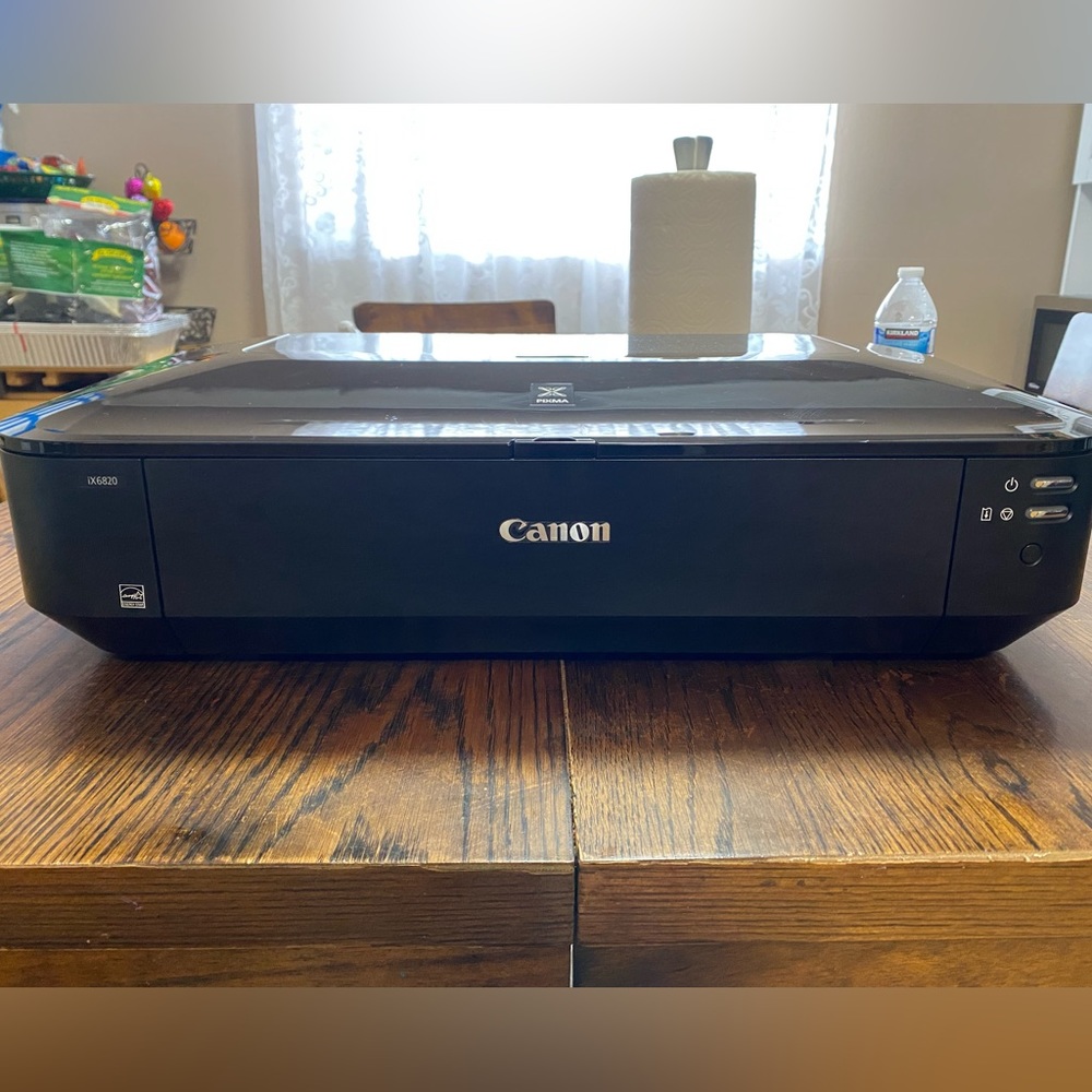 Canon IX6820 Wireless Inkjet Printer, 150Sht Cap, 23-Inch x12-Inch x6-Inch ,